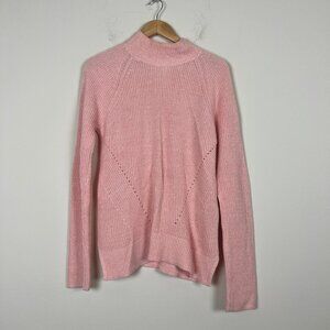 2/$20 GAP Pink Mock neck Turtleneck Cotton Sweater M